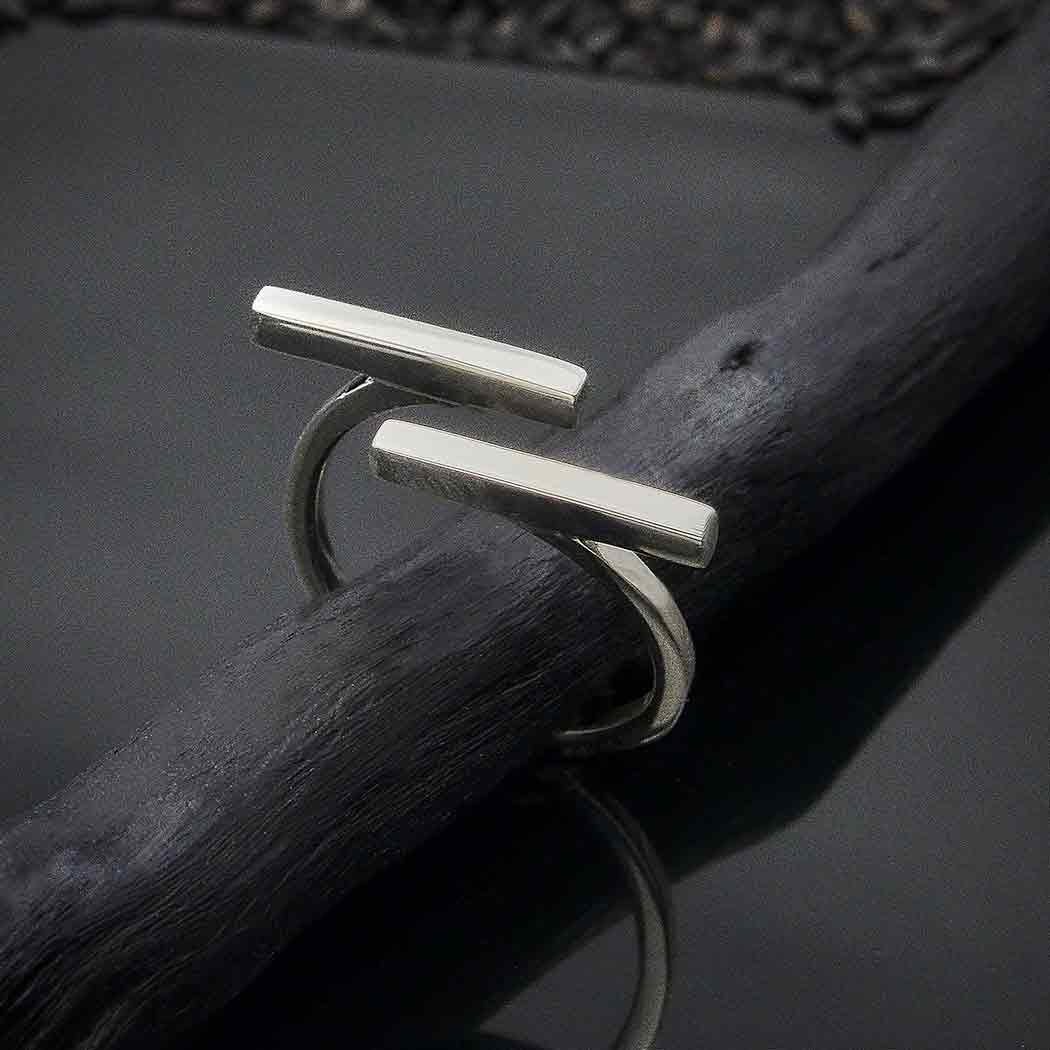 Sterling Silver Horizontal Bar