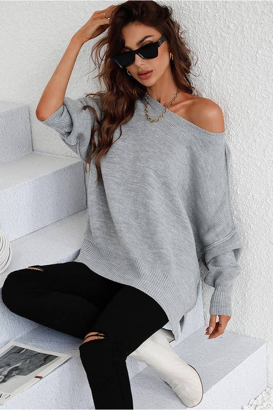 Batwing Knit Sweater