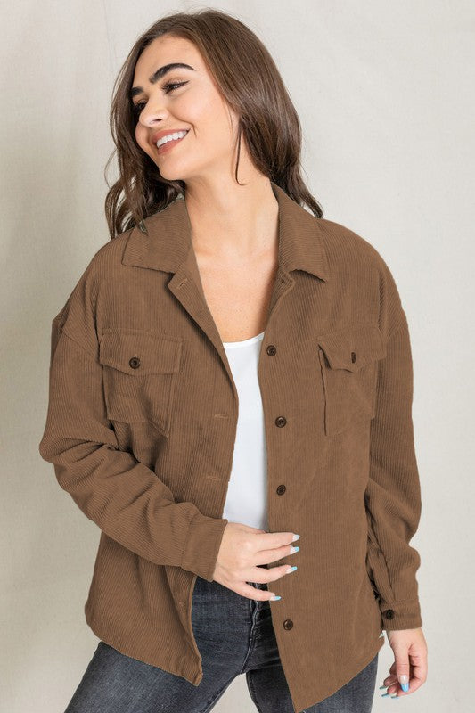 Corduroy Boyfriend Jacket