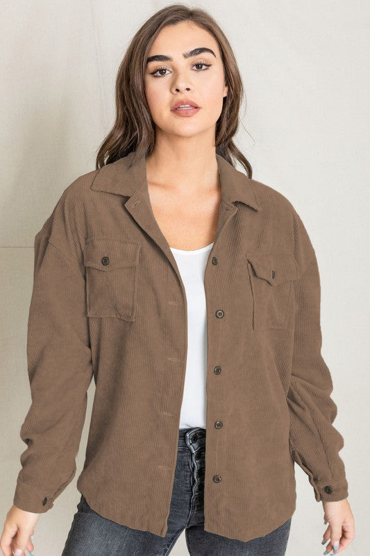 Corduroy Boyfriend Jacket