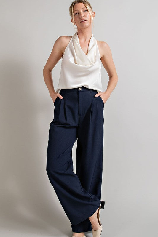 Relaxed Straight Leg Pants