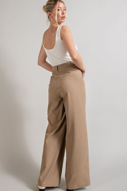 Relaxed Straight Leg Pants