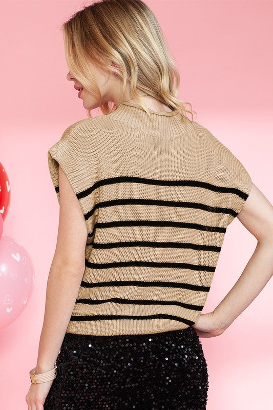 Parchment Striped Sweater