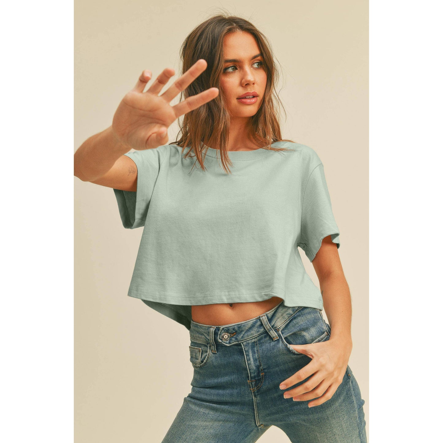 Boxy Crop Tee