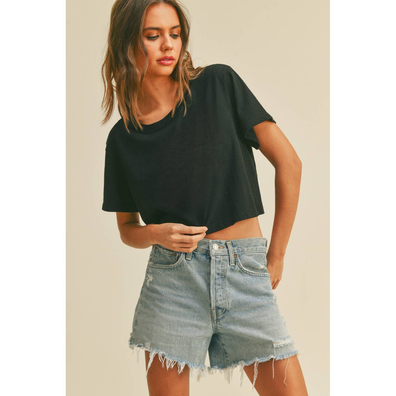 Boxy Crop Tee