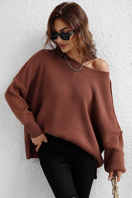 Batwing Knit Sweater