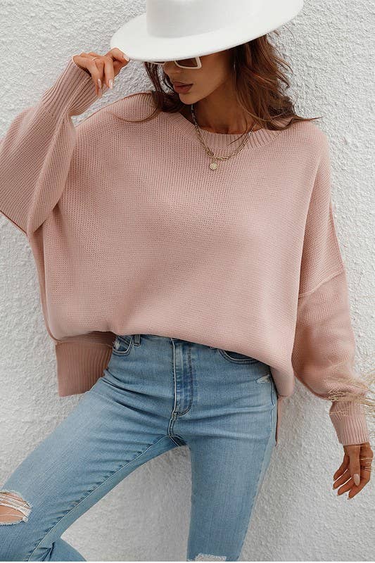 Batwing Knit Sweater