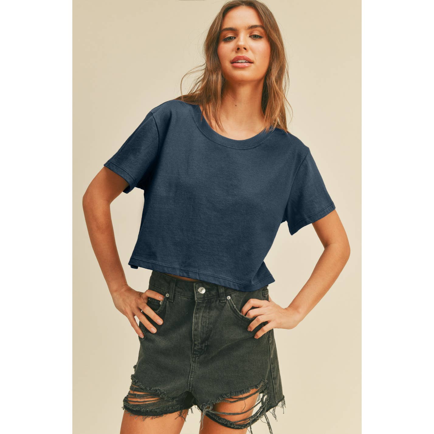 Boxy Crop Tee