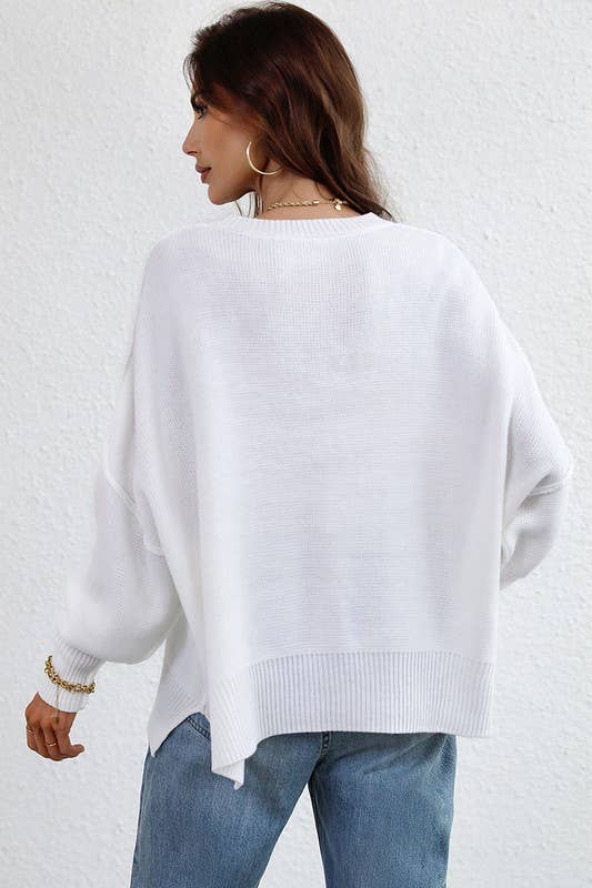 Batwing Knit Sweater