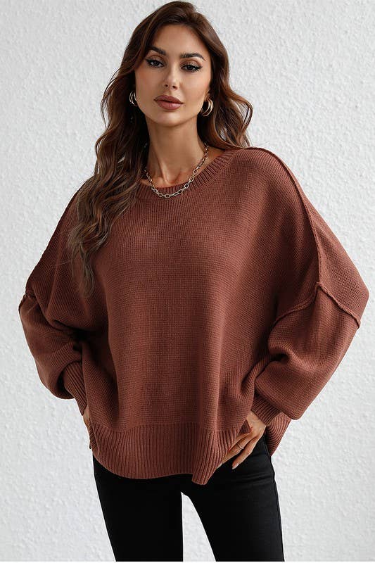 Batwing Knit Sweater